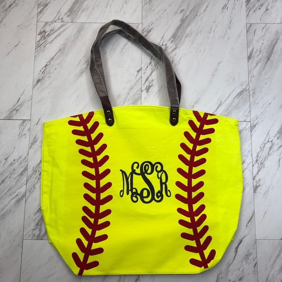 Huge Canvas Baseball Tote - Picture 2 of 8
